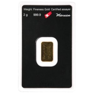 Zlata palica 2 g v črnem pakiranju