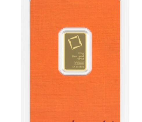 Valcambi 2.5 gold bar